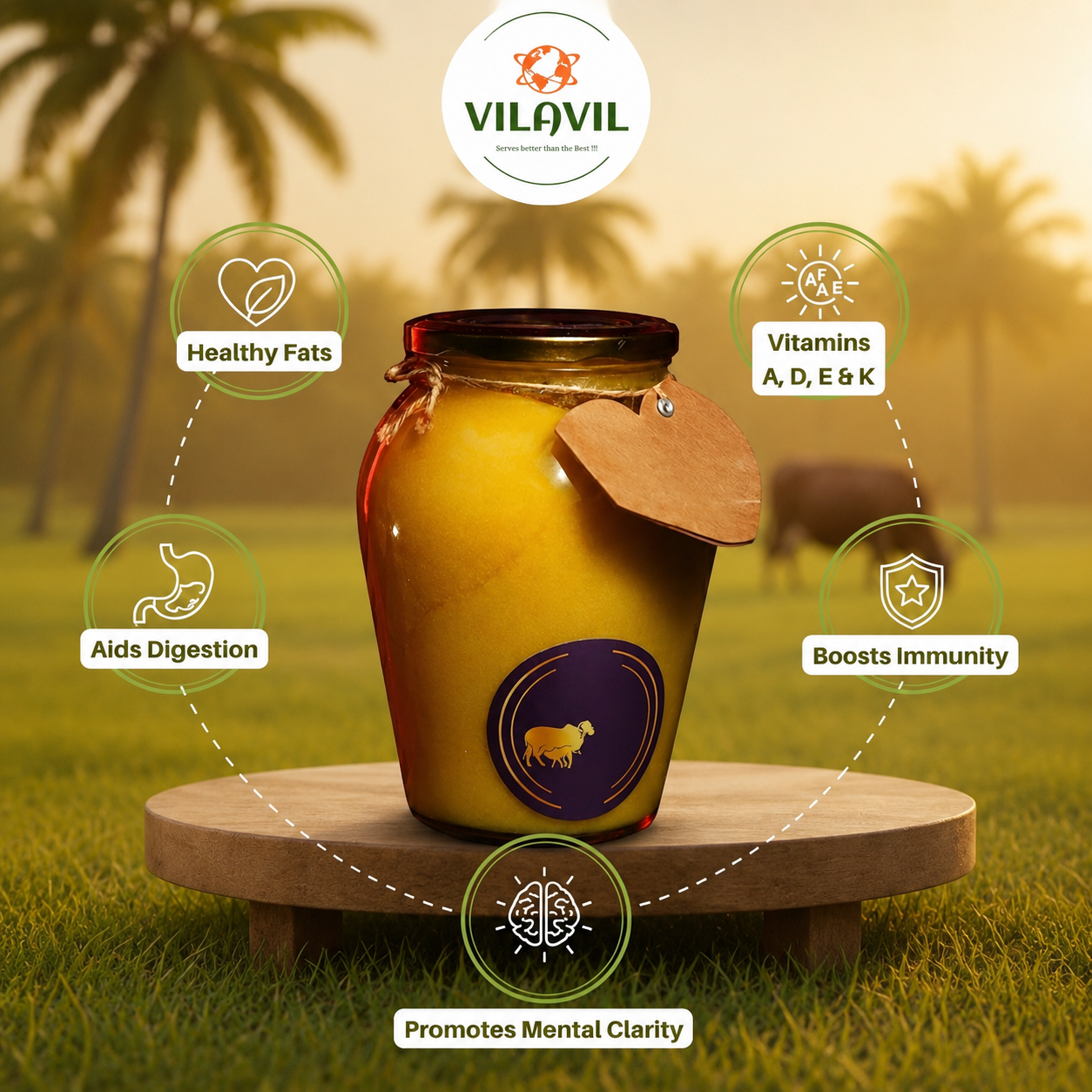 The Golden Elixir: Why A2 Gir Cow Ghee is True Liquid Gold