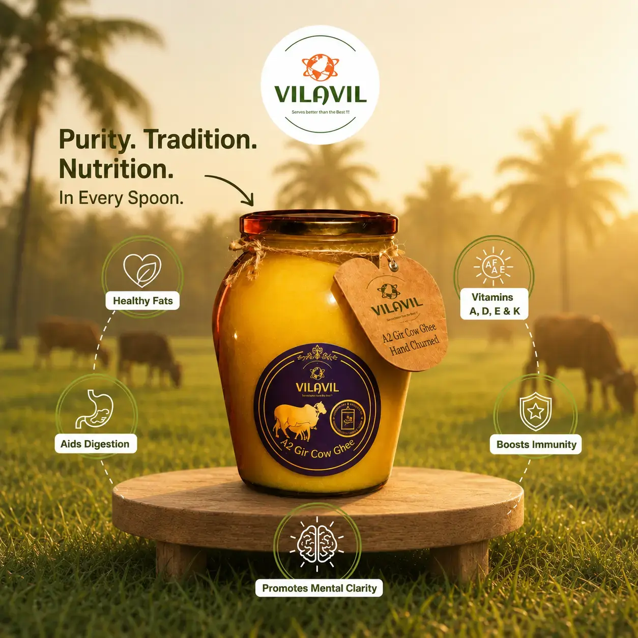 A2 Gir Cow Ghee