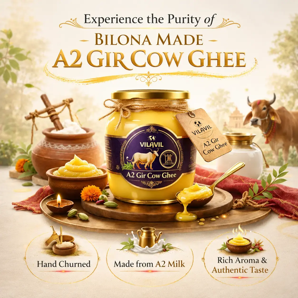 A2 Gir Cow Ghee